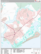 Mount Pleasant Digital Map Premium Style